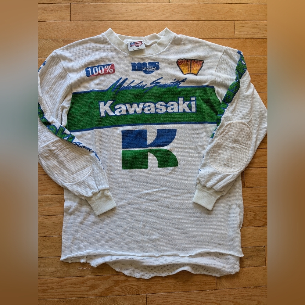 Vintage Long Sleeve Motorcycle Racing Shirt